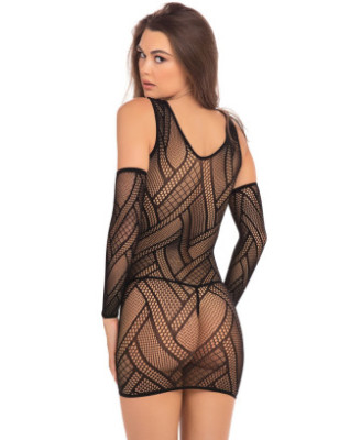 Robe avec mitaines 